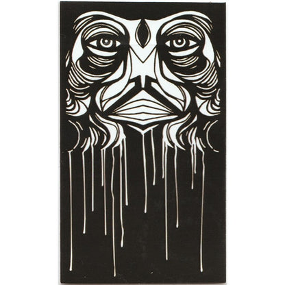 Drip Face sticker 4x7cm