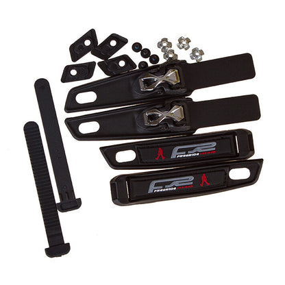 Ankle buckle SBM2 Double Strap set black