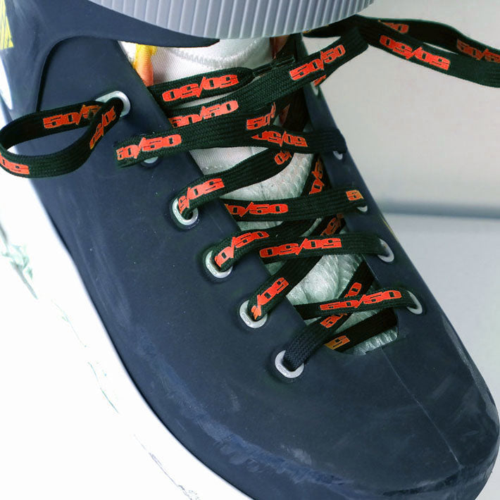 Laces green/red