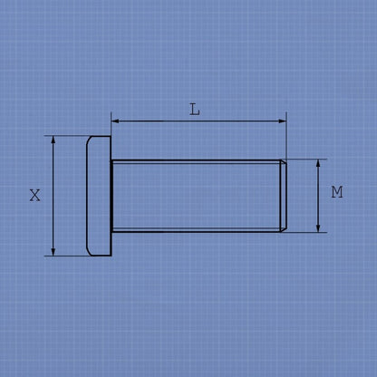 Frame Mounting Bolt Allan/Hex M6 L13mm pcs