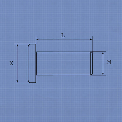 Frame Mounting Bolt Allan/Hex M6 L19mm pcs