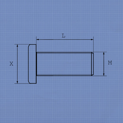 Frame Mounting Bolt Allan/Hex M6 L14mm pcs