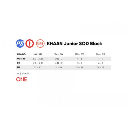 Khaan junior SQD black