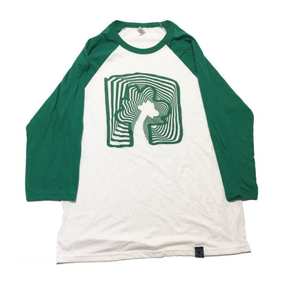 Baseball shirt Psych green
