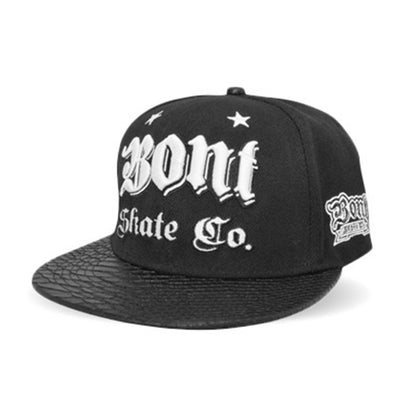 Skate co Snapback Hat black