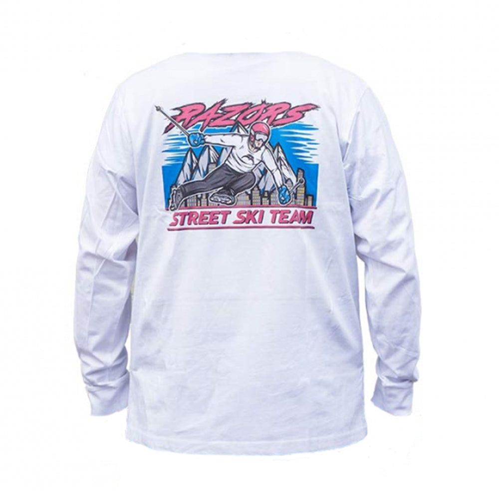 Ski long sleeve white