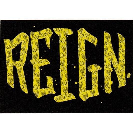 black/yellow Sticker 7x5cm