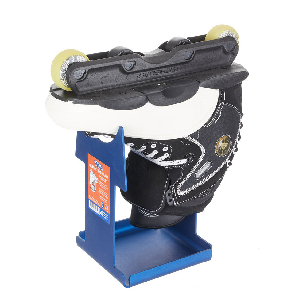 Skatestand metal blue