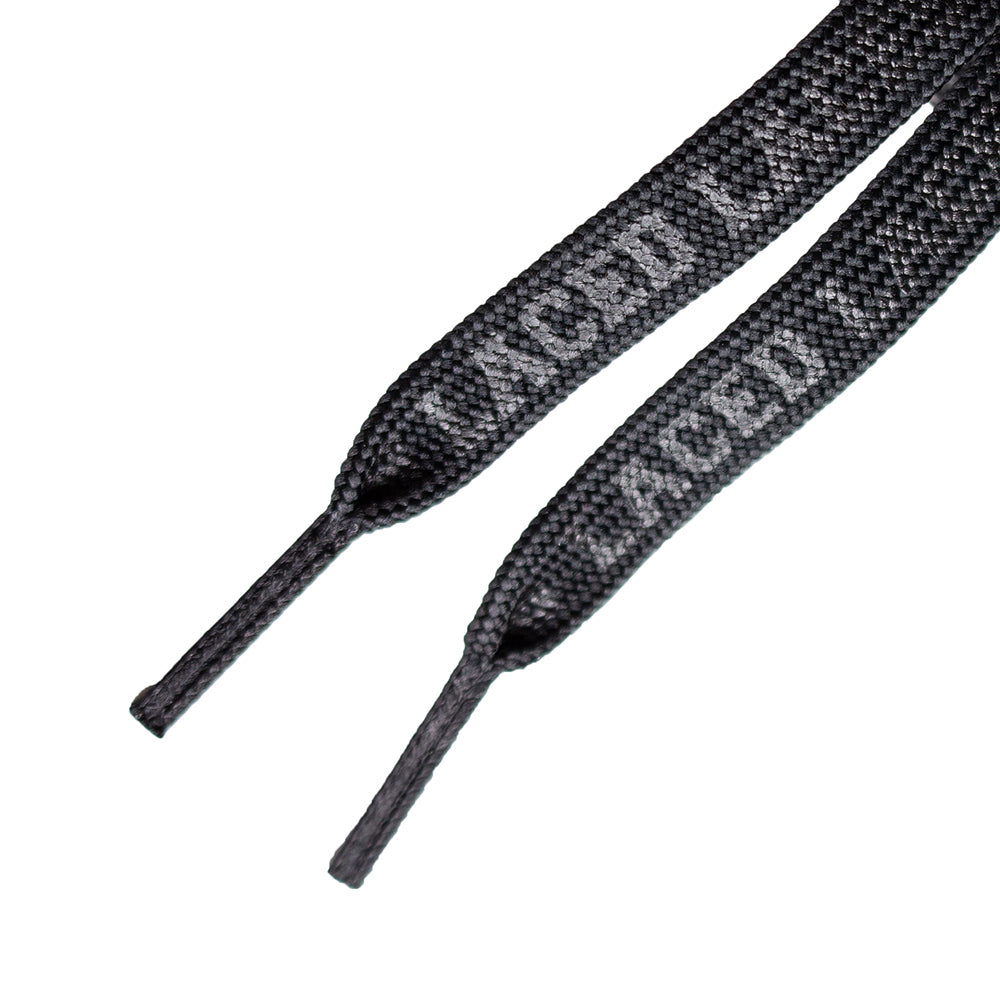 Stealth Waxed Laces 157cm black