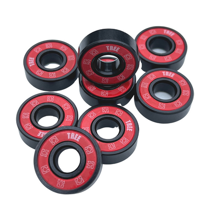 Abec 7 Bearings red 8-pack