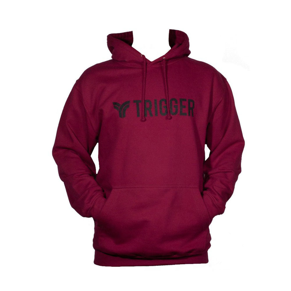 College hoodie burgundy