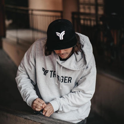 College sweat hoodie grey