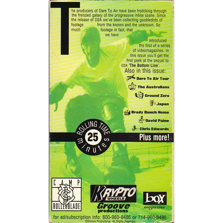 VG 1 - Video Groove VHS